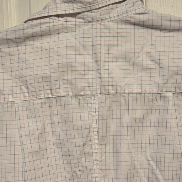 Frank & Eileen Long Sleeve Shirt Pink/White Check Button From Women's Size M - Picture 6 of 9